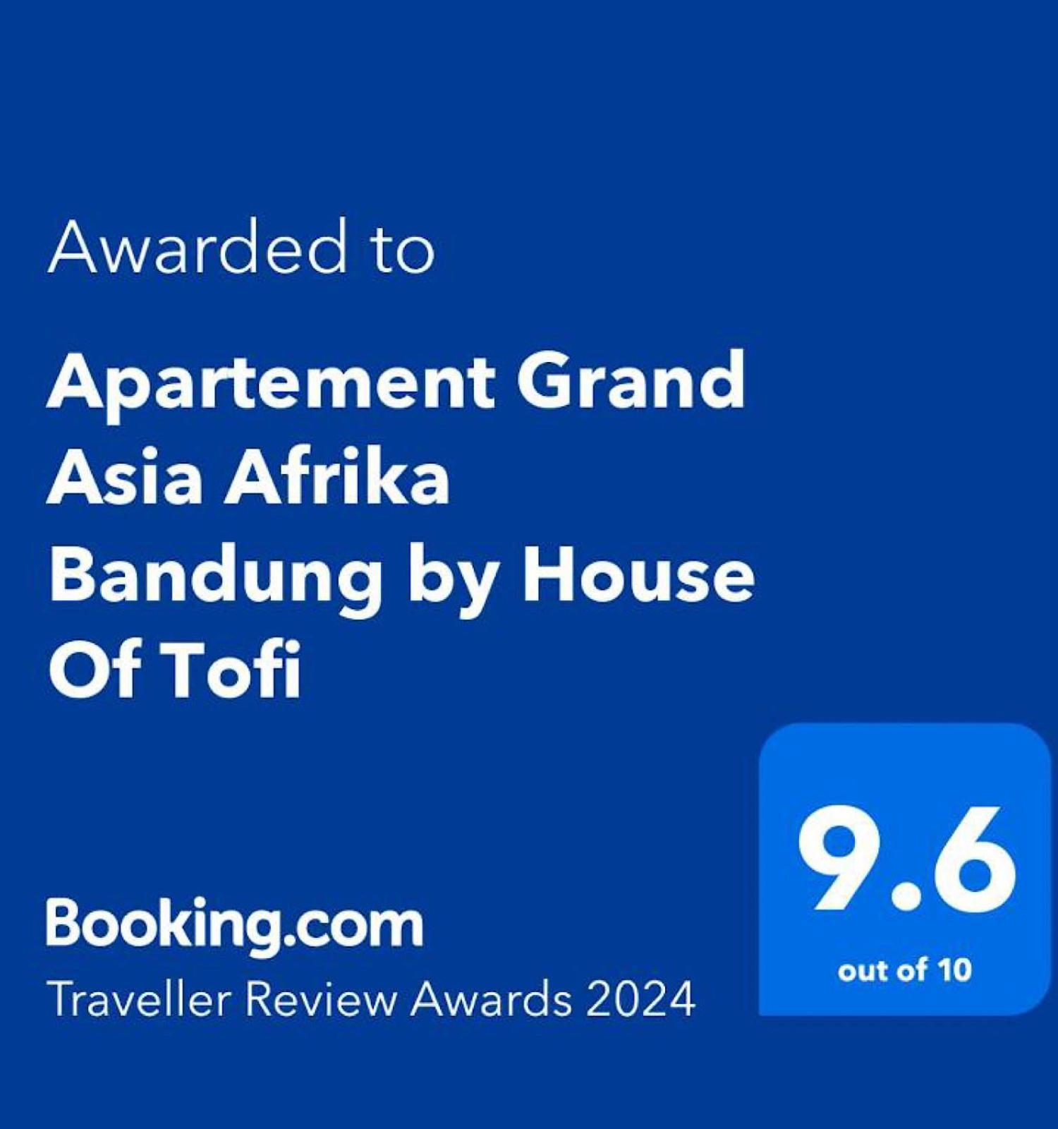 Apartement Grand Asia Afrika Bandung House Of Tofi Eksteriør billede